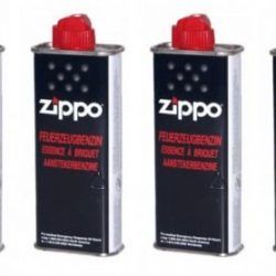 4 botes de gasolina para Zippo 125 ml