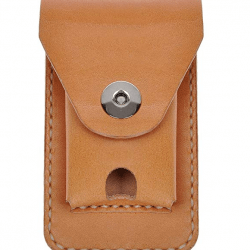 ZLYC de Hombre Hecho a Mano Mechero Soporte Bolsa para Zippo Super Match pequeña Caja de Piel Cigarrillo Caso