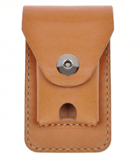 ZLYC de Hombre Hecho a Mano Mechero Soporte Bolsa para Zippo Super Match pequeña Caja de Piel Cigarrillo Caso