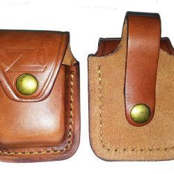 PR Funda Encendedor ZIPPO en Cuero Color Camel Mechero