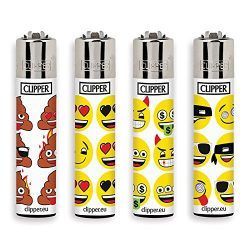 48 mecheros Clipper Large Emoji Print 2 G con expositor